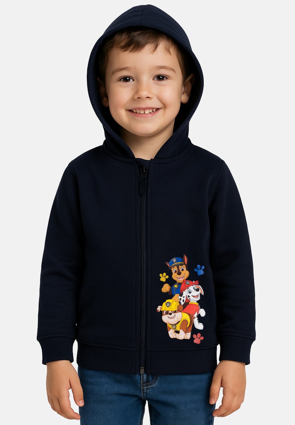 Felpa con cappuccio in pile 'Paw Patrol' - BLU - 14.00