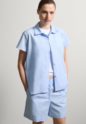 Stefanel SHORT SLEEVES. - Hemdbluse - soft blue