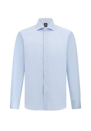 Boggi Milano CHECK WINDSOR COLLAR - Shirt - light blue