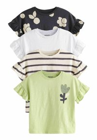 Next - 4 PACK - REGULAR FIT - T-shirts print - green Miniaturebillede 1