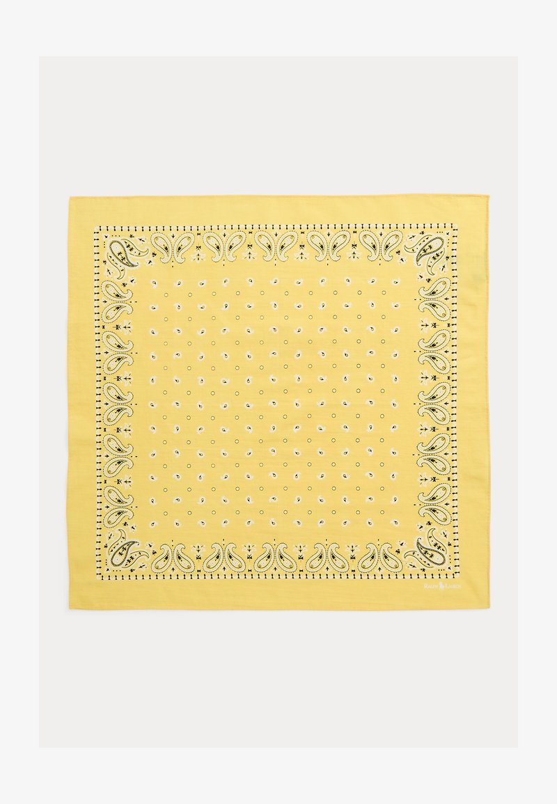Polo Ralph Lauren PAISLEY COTTON BANDANNA - Lenço - fall yellow