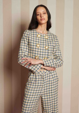 Sister Jane NOOK CHECK DOUBLE BREASTED - Bleizeris - beige