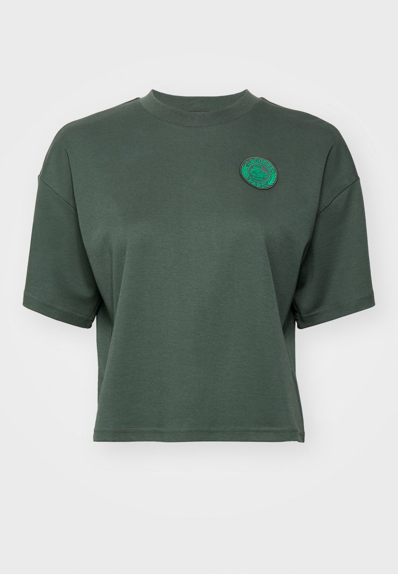 Lacoste T-shirt basic donkergroen