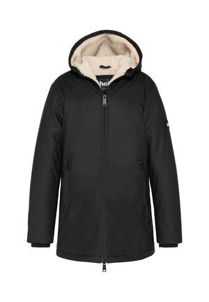 À CAPUCHE DOUBLÉE - Wintermantel - noir