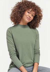 Next HIGH NECK - Pitkähihainen paita - khaki