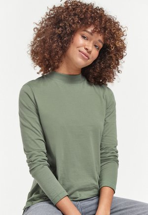 HIGH NECK - T-shirt à manches longues - khaki