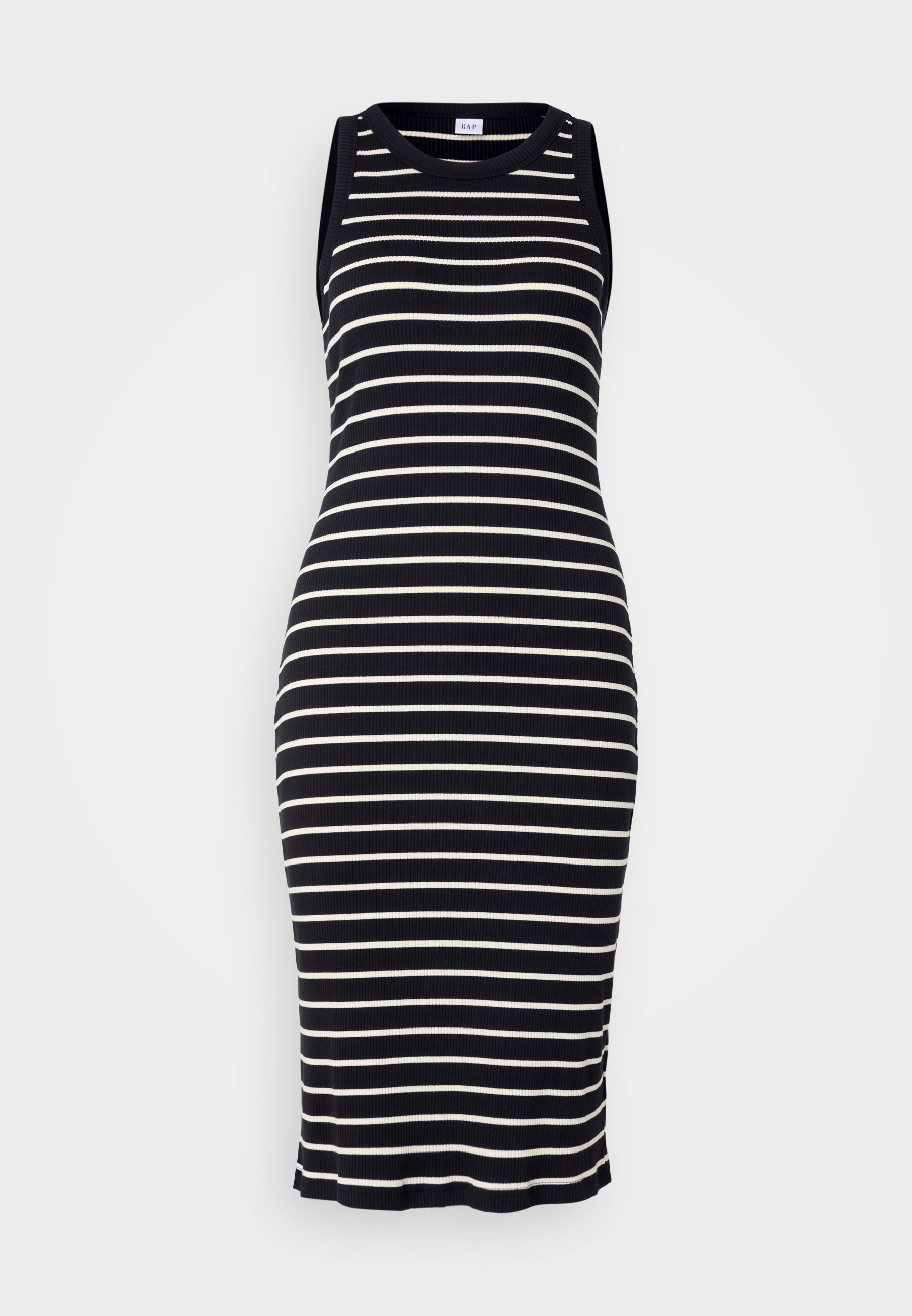 GAP Petite MIDI DRESS - Jersey dress - black/white/black - Zalando.co.uk