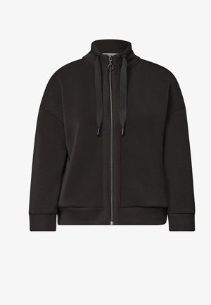 Street One, Sweat zippé - black coffee