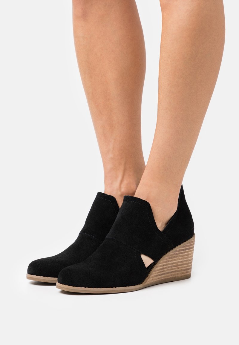 TOMS Botines bajos - black