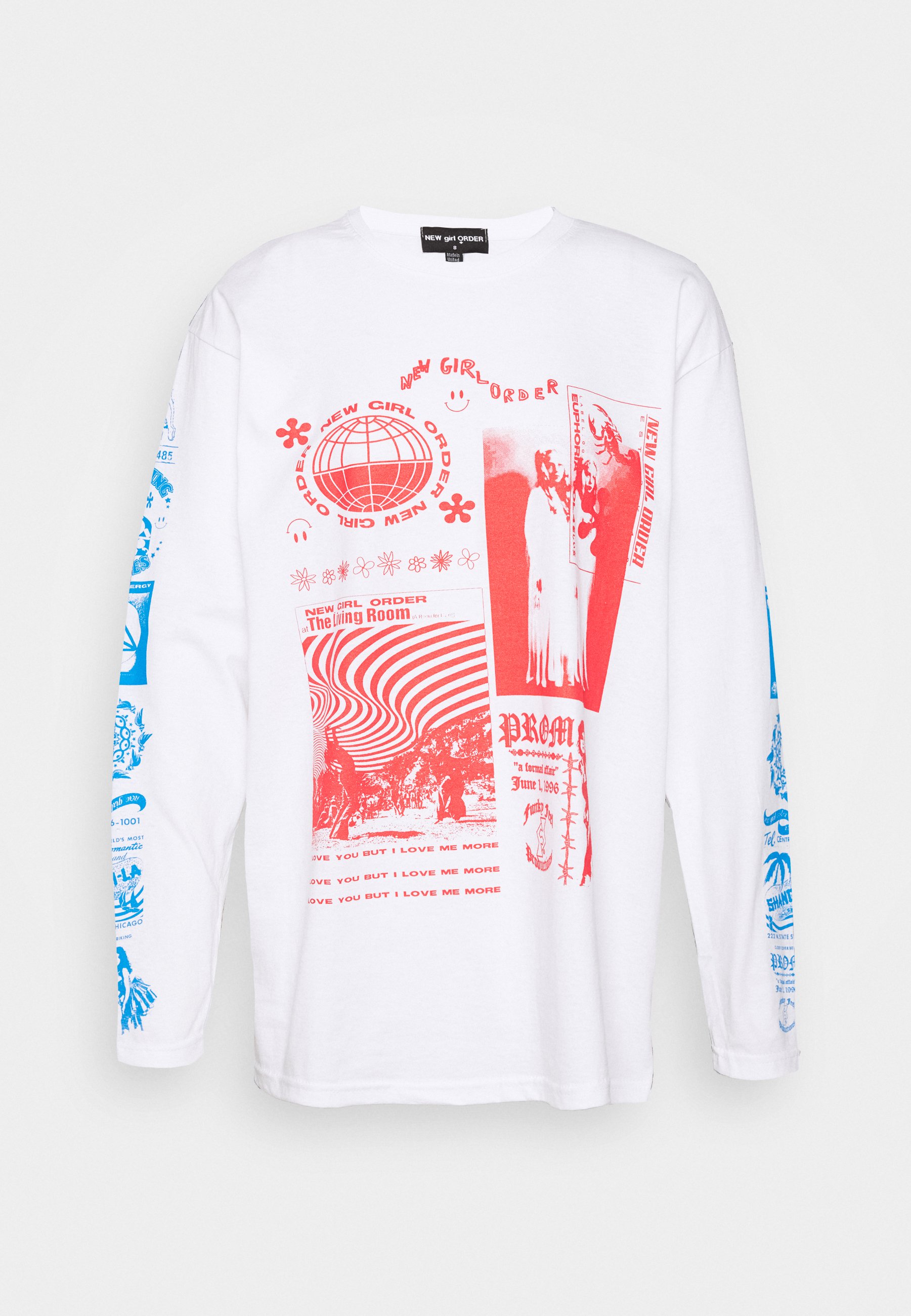 NEW girl ORDER RAVE FLYER LONG SLEEVE TOP Långärmad tröja Next MONSTER TRUCK Långärmad tröja beige Zalando.se