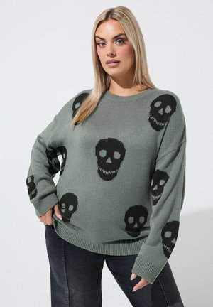 Yours Clothing, PLUS SIZE JUMPERS - Maglione - dark grey