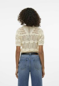 Vero Moda VMALEXIA O-NECK  - T-shirt print - birch