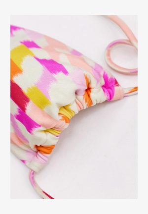 LOAVIES, I WANT LINES - Haut de bikini - graphic small pink
