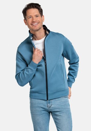 Zip-up sweatshirt - steel blue