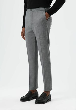 ELASTIC WAIST - Pantalon classique - grey