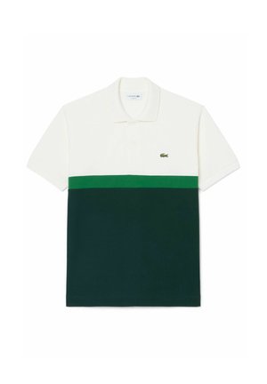 Lacoste, LACOSTE - - Poloshirt - blanc vert-lp