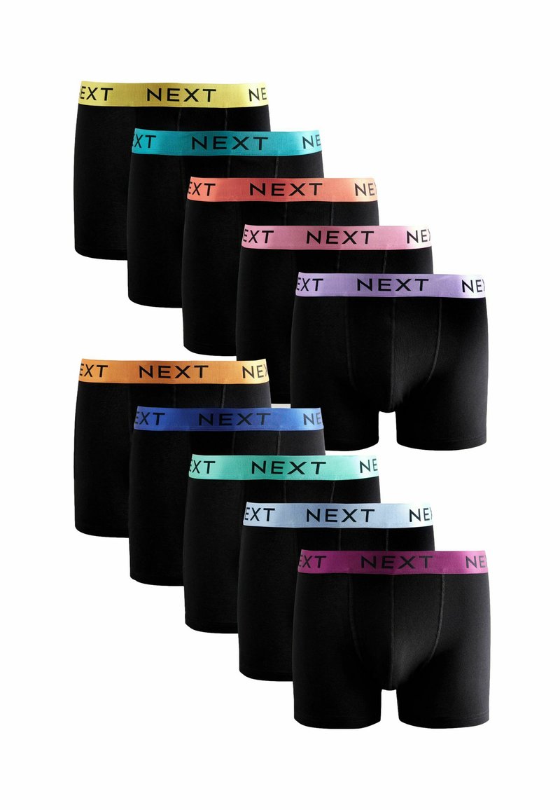 Next 10 PACK - Boxerkalsong - black bright contrast waistbands