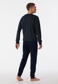 Schiesser FINE INTERLOCK SET - Nachtwäsche Set - nachtblau