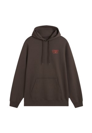 Kapuzenpullover - dark brown