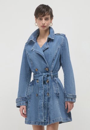 Trenchcoat - blu denim medio