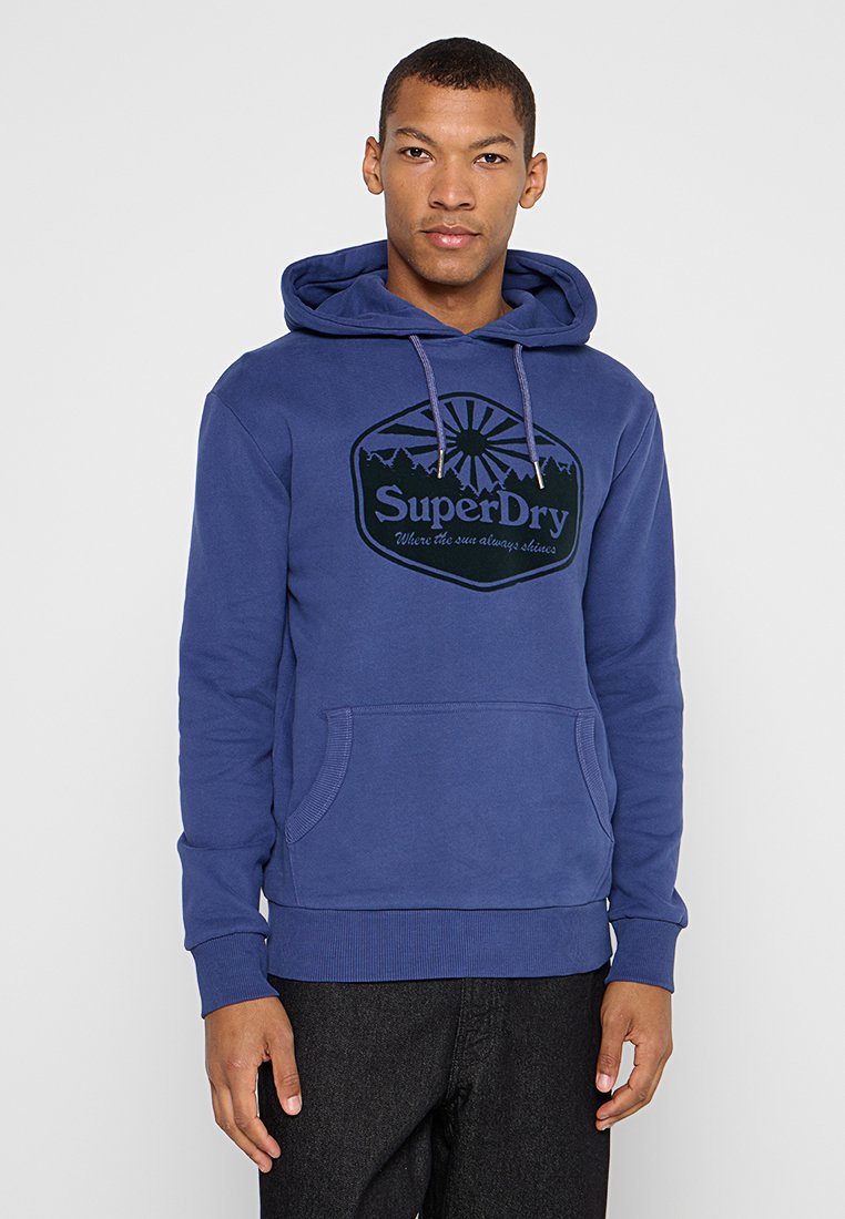 Superdry & Co Hoodie blauw Superdry & Co Hoodie blauw