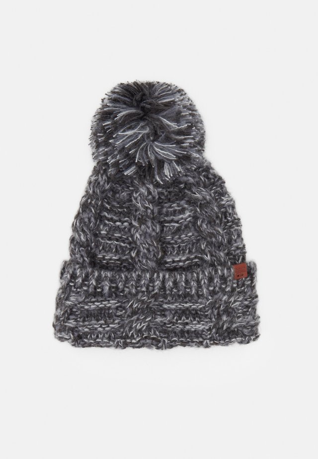 BEANIE - Huer - dark grey twist