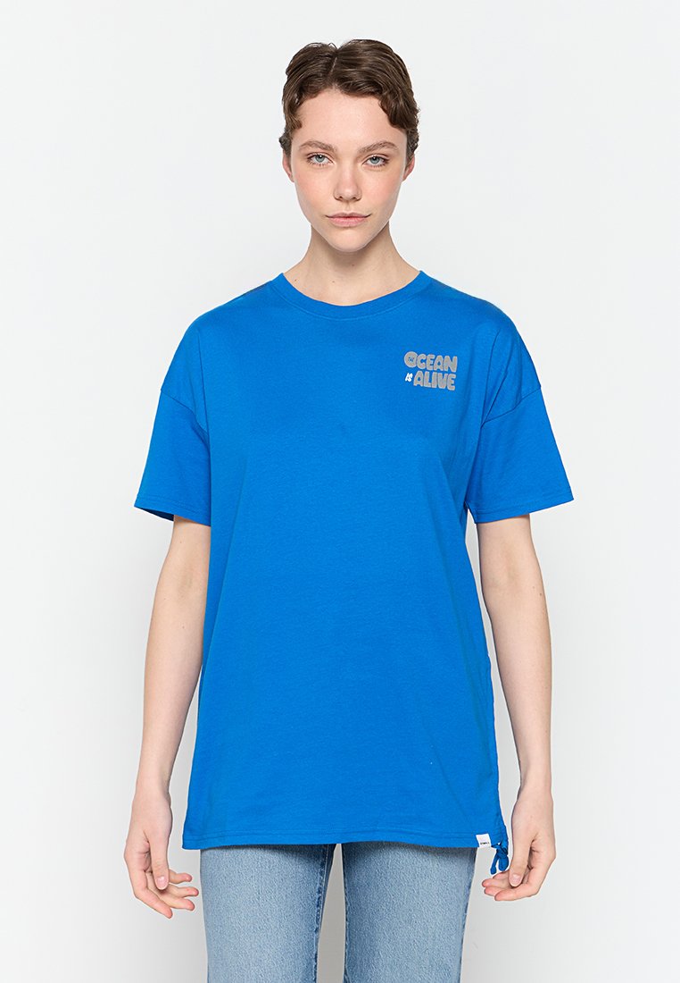 Wrangler T-shirt print koningsblauw Wrangler T-shirt print koningsblauw