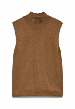 Vero Moda, KNITTED TOP AWCARA KNIT TOP - Top - toasted coconut