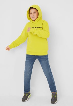 Sweat à capuche - light yellow