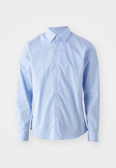 sandro STRIPES SHIRT - Button down-skjorte - ciel