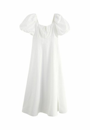 PUFF SLEEVE  TALL REGULAR FIT - Rochie de zi - white