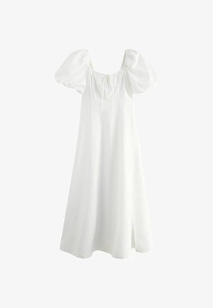 Next PUFF SLEEVE TALL REGULAR FIT - Day dress - white