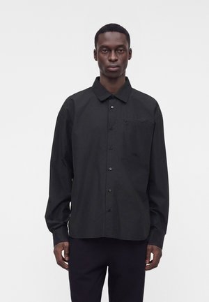 Rains LONG SLEEVE SHIRT UNISEX - Риза с копчета - black