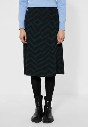 A-snit nederdel - black