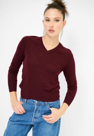 MERINOS - Maglione - bordeaux