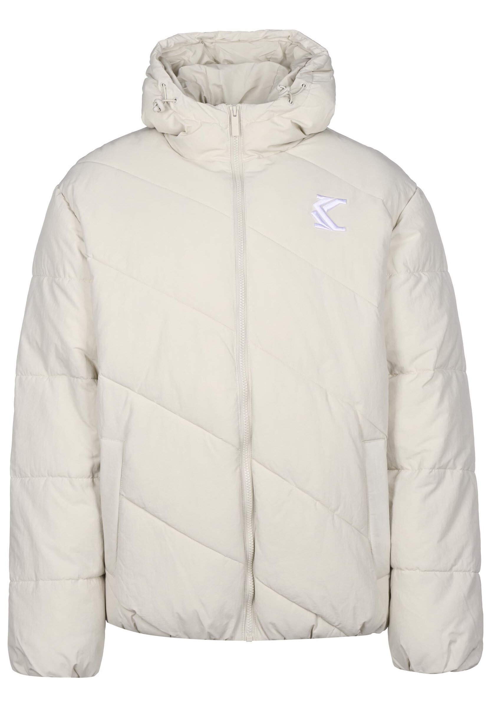 Karl Kani OG HOODED PUFFER Winter jacket light sand/sand Zalando