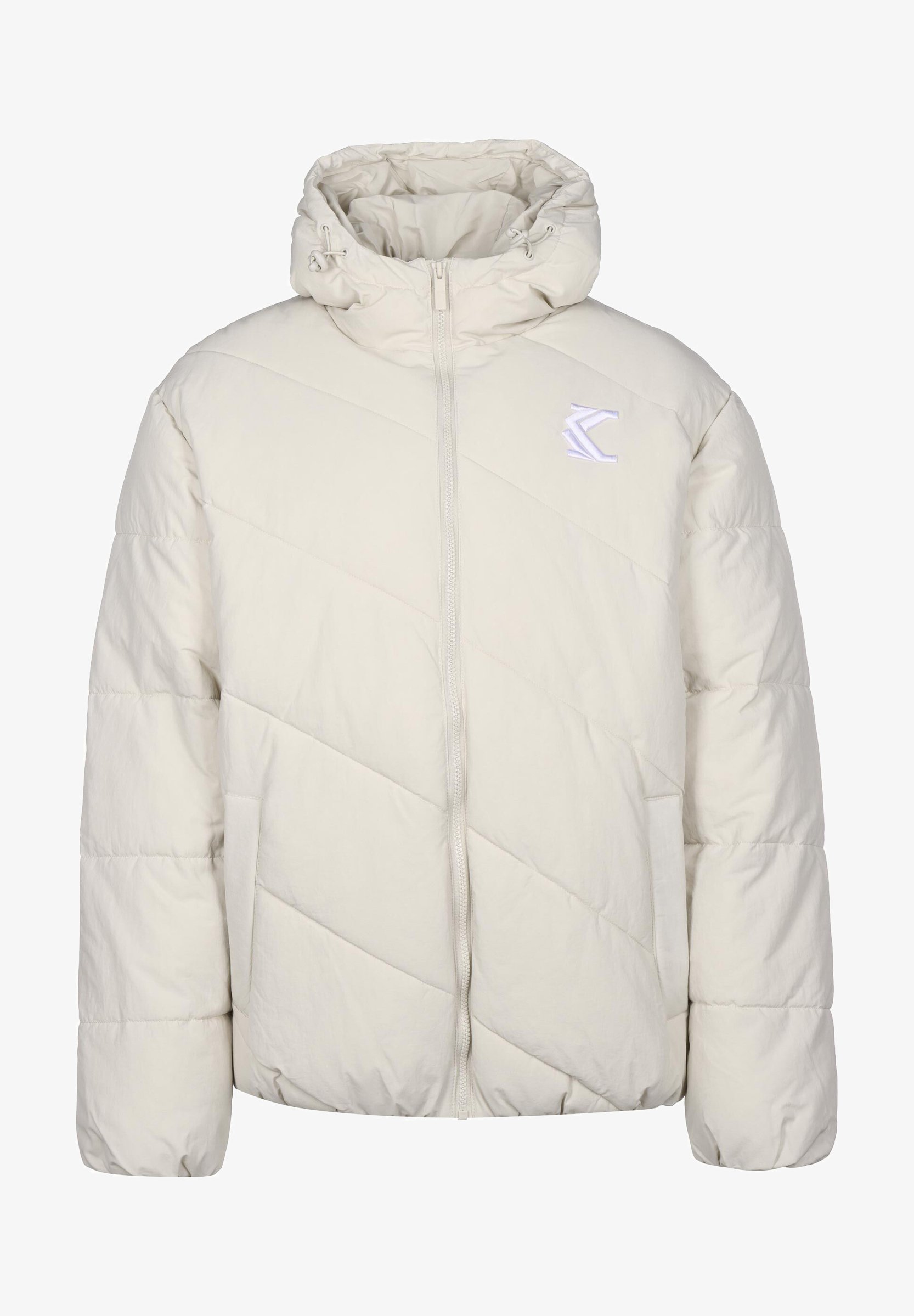 Karl Kani OG HOODED PUFFER Winter jacket light sand/sand Zalando