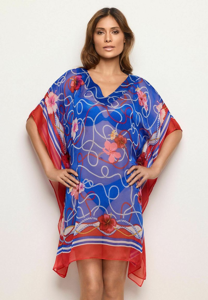 Yamamay Poncho - multicolor with print