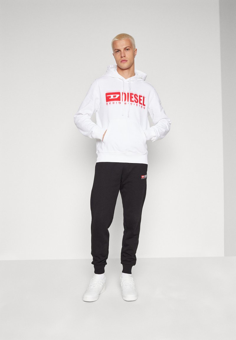 Diesel GINN HOOD UNISEX - Sweatshirt - white - Zalando.de