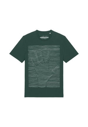 watapparel, 3DILLUSION UNISEX - T-Shirt print - glazed green