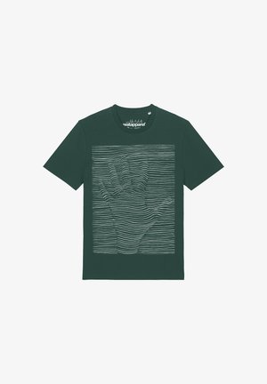 watapparel, 3DILLUSION UNISEX - T-shirt print - glazed green