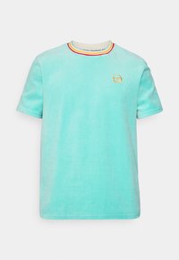 SLICE TEE - Lihtne T-särk - pool blue