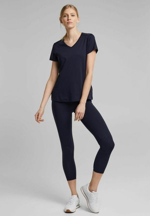 MIT E DRY - Basic T-shirt - navy