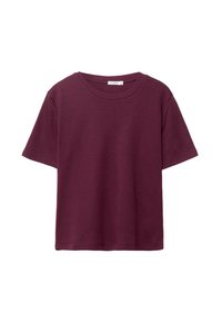 REGULAR FIT - Basic T-shirt - dark red