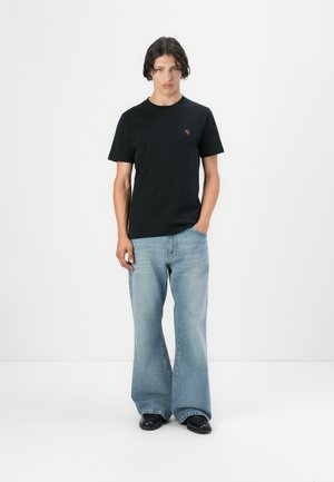 ICON CREW 5 PACK - T-shirt basic - black/off-white/sand/brown/white