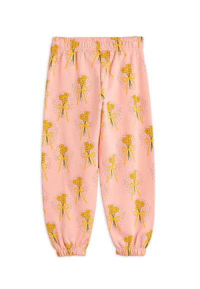 Mini Rodini WINTER FLOWERS UNISEX - Pantalones deportivos - pink