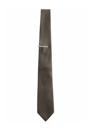 WIDE TEXTURED - Krawatte - neutral