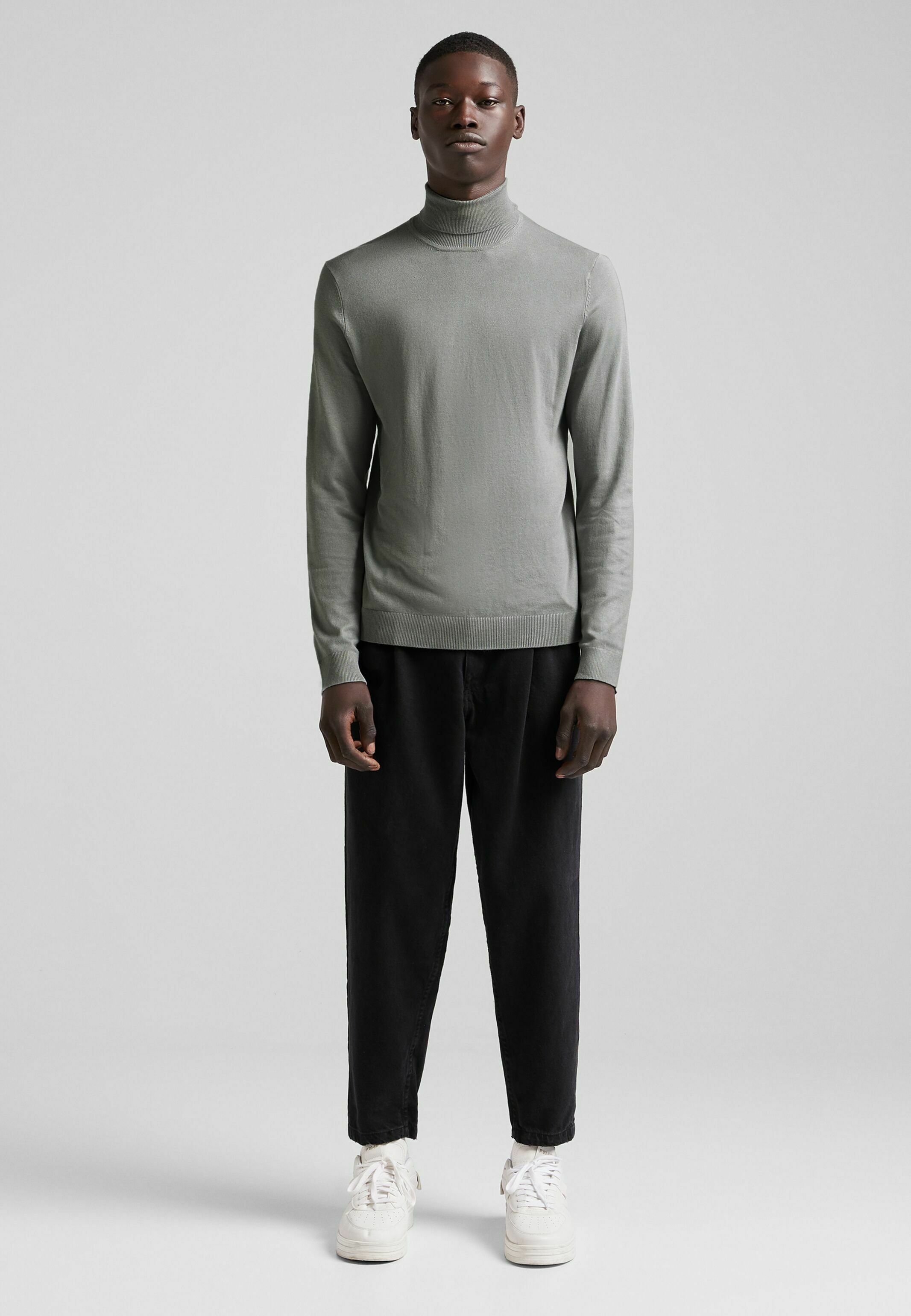 Bershka Maglione - grey/grigio - Zalando.it