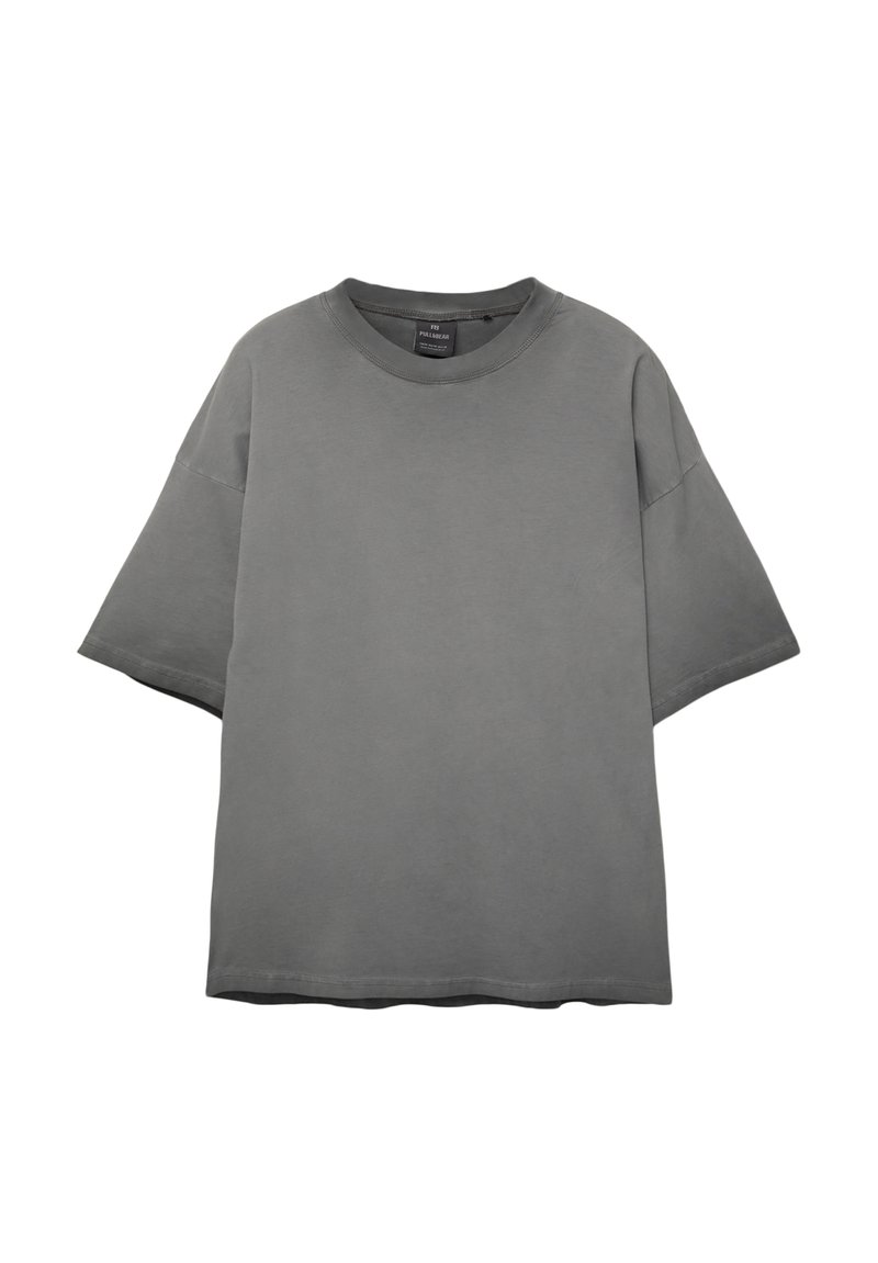 PULL&BEAR T-shirt basic grijs