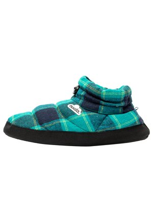 Pantuflas - turquoise blue